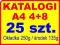 DRUK KATALOGÓW KATALOGI 4+8 25 sztuk