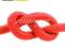 10m LINA ELASTYCZNA gumowa LINKA 4mm CZERWONA