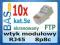 Wtyk _ FTP _ kat.5e _ RJ45 _ 8p8c _ 10 sztuk