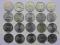 Lot. 20 szt. monet  25 centów - USA