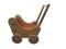 Drewniany wózek dla lalek NOWY