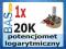 Potencjometr obrotowy 20K _ logarytmiczny