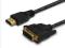 SAVIO CL-10 Kabel HDMI 19pin - DVI 18+1; 1,5m