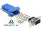 Adapter D-sub 9pin Z - RJ45 RS232 RS485 65430