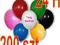 Balony z Twoim nadrukiem+patyczki+pompka 200szt,