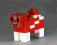 Krowa Minecraft LEGO figurka 21116 Mooshroom cow