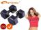 HANTLE hantelki Spokey POWLEKANE 2x5kg FITNESS 24h