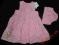 DISNEY DAISY nowy kpl sukienka i majteczki 6-9m-cy