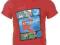 SPIDERMAN REWELACYJNY CZERWONY T-SHIRT 1,5-2 L