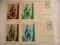 4 karty poczt ilustrow GNIEZNO 1961 1000 -lecie