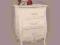KOMODA W STYLU RYSTYKALNYM 3 SZUFLADY SHABBY CHIC