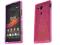Pink elastyczne etui Gel Sony Xperia SP + folia
