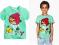 H&amp;M świetny miętowy tshirt AngryBirds r110/116