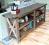 Komoda drewniana, stolik RTV Rustic X  140x40x76cm