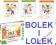 Bolek i Lolek 3książki+ Puzzle 36 Gigant Marynarze