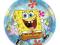 TALERZYKI PAPIEROWE 18 cm 8szt SPONGE BOB urodziny