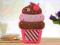 Nowy CASE etui CUPCAKE ciastko wiśnia iPhone 5/5s