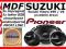 Pioneer głośniki Suzuki Vitara X90 V6 dystanse MDF
