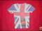 765-12 .M&amp;S. T-SHIRT PRINT FLAGA BRITAIN r.128