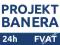 Projekt banera reklamowego indywidualny FVAT