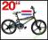 BMX 20 HOLENDERSKI ROTOR + 4 x PEGI + OSŁONA