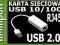 Karta SIECIOWA RJ45 LAN USB 2.0 10/100 Mb Ethernet