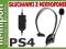 Słuchawki z mikrofonem do konsoli PS4 HADSET NEW !