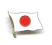 odznaka Flaga - JAPONIA - przypinka pin