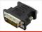 Adapter DVI-I [M] (24+5) &gt; VGA [F], czarny