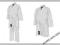 AA3464 **NOWE BIAŁE KIMONO JUDO LONSDALE 2/150CM