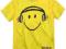 MARKOWA nowy t-shirt SMILEY WORLD żółty __ 6y