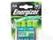 Energizer Akumulatorki Akumulatory 4 x AA Baterie