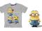 T-SHIRT CHŁOPIĘCY MINIONKI SZARY (Rozmiar: 116)