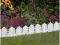 PŁOTEK PALISADA OGRODOWA PLASTIK BIAŁA