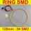 RING LED OKRĄGŁY SMD 2835 DZIENNE RINGI 12v 120mm