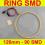 RING LED OKRĄGŁY SMD 2835 DZIENNE RINGI 12v 126mm