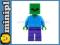 Lego minifigurka Minecraft Zombie NOWA