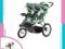 Wózek Schwinn Turismo Swivel Jogger Duo Green