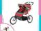 Wózek Schwinn Arrow Fixed Wheel Jogger Duo Red