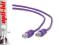 KABEL SIECIOWY PATCHCORD KAT.5E 0.25M PURPLE GEMBI