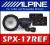 GŁOŚNIKI SAMOCHODOWE ALPINE SPX-17REF system 165mm