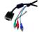 Kabel VGA 15PIN - 3xCinch YUV 1,5m