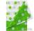 Obrus Groszki zielone 128x181cm Urodziny