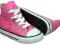 BUTY CONVERSE 21 12.5CM DZIECIĘCE TRAMPKI RÓŻOWE