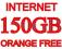 SZYBKI INTERNET LTE ORANGE FREE 150GB ZA 140ZŁ !