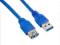 4world Kabel USB 3.0 AM-AF 4.0m|niebieski