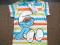 H&amp;M t-shirt w paseczki ze Smurfem 92 NOWY!