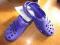 BUTY A LA CROCS FIOLETOWE 40