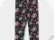 ZARA GIRLS 13-14 yrs 164 CZARNE LEGGINSY W KWIATKI