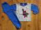 Śliczna piżamka chłopięca niebieska SPIDERMAN 104